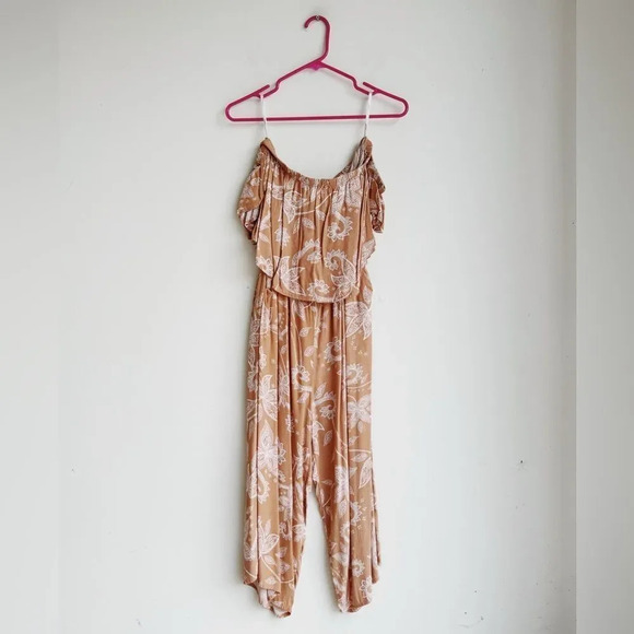 MINKPINK Nusa Dua Off Shoulder Jumpsuit M - Picture 4 of 7